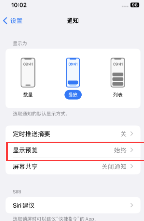 麻洋镇苹果售后维修中心分享iPhone手机收不到通知怎么办 