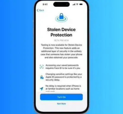 麻洋镇苹果授权维修店分享被盗设备保护功能开启方法 