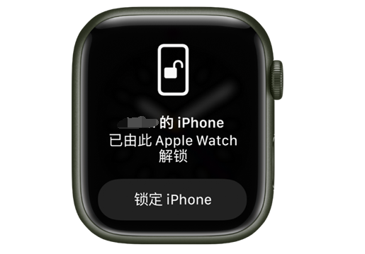 麻洋镇苹果手机维修分享用 AppleWatch 解锁配备面容 ID 的 iPhone方法 