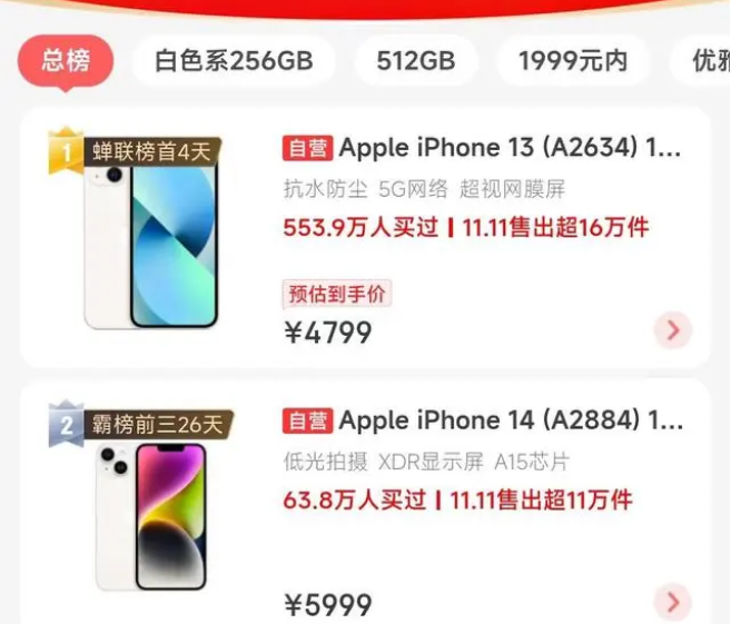 麻洋镇苹果14维修分享iPhone14配置不如同价位的安卓还能大卖 