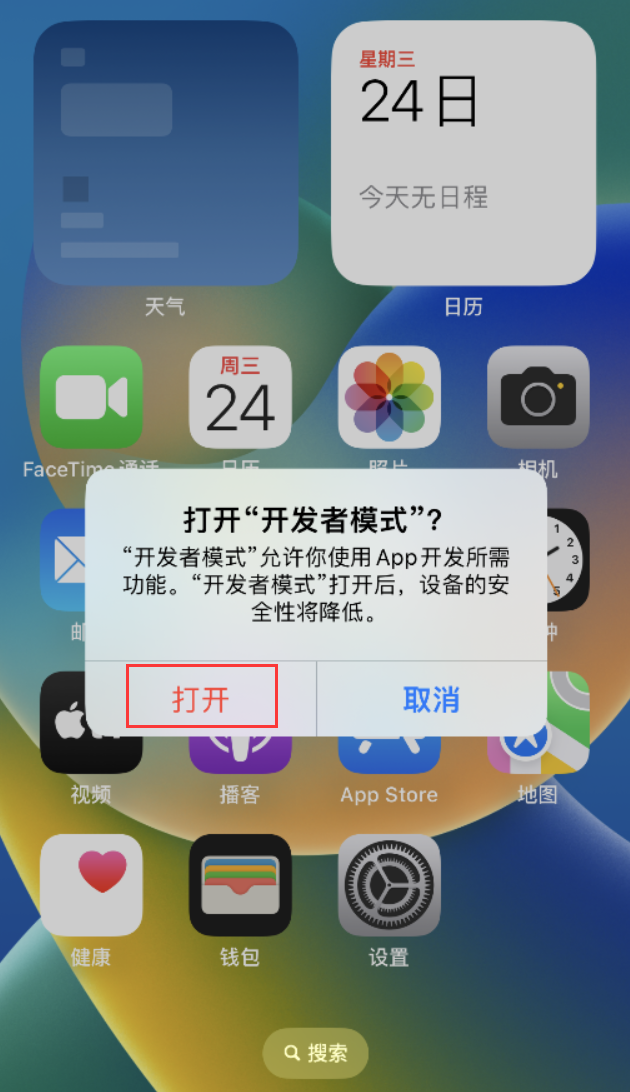 麻洋镇苹果手机维修分享如何打开开发者模式 