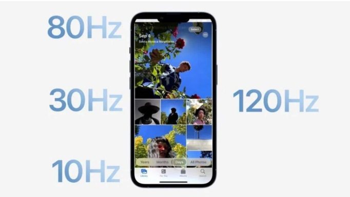 麻洋镇苹果14维修分享iPhone 14有高刷吗 